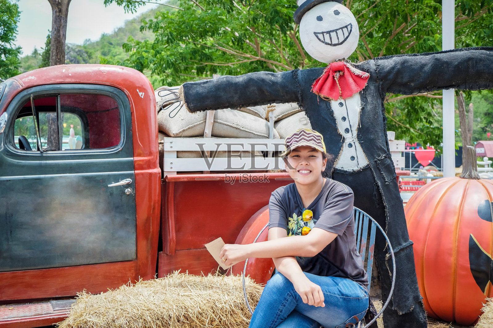 万圣节穿越生活方式照片摄影图片