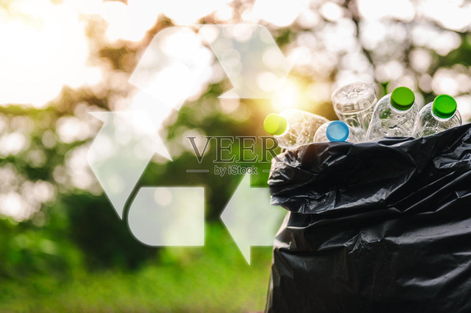 回收，生态，节约，塑料瓶，塑料，环保，再利用，生态，塑料袋，垃圾。照片摄影图片