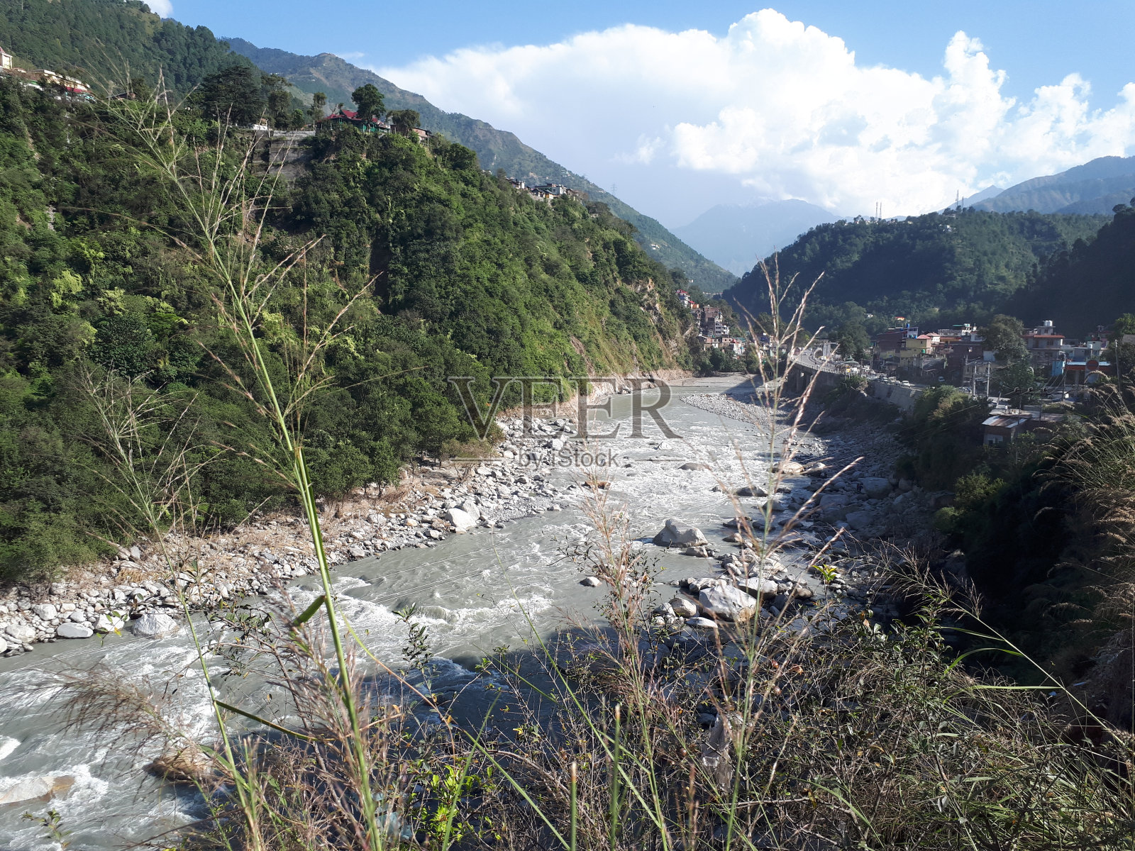 拉维河，昌巴照片摄影图片