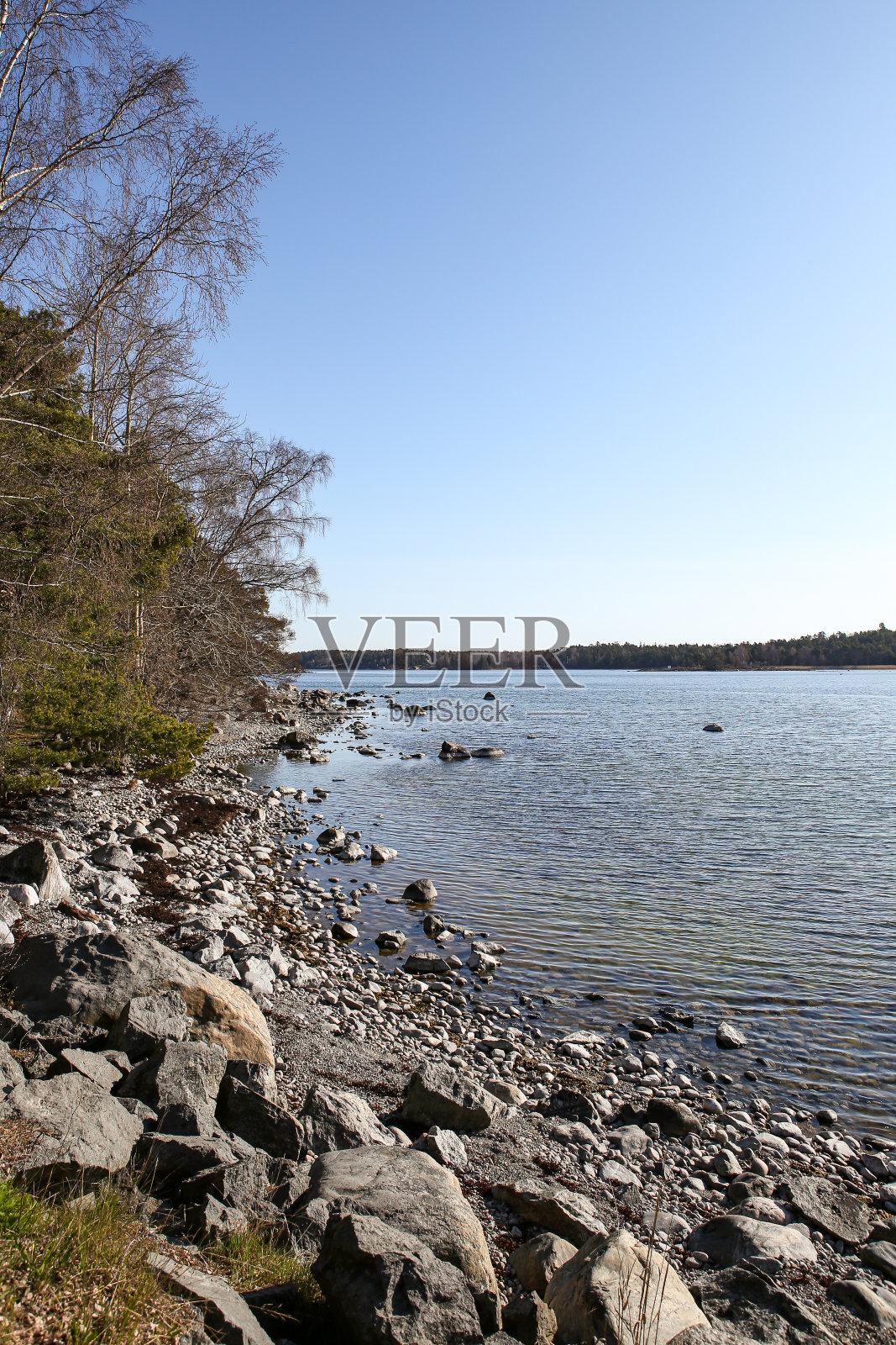 美丽的瑞典尼奈斯港城市海滨风光照片摄影图片
