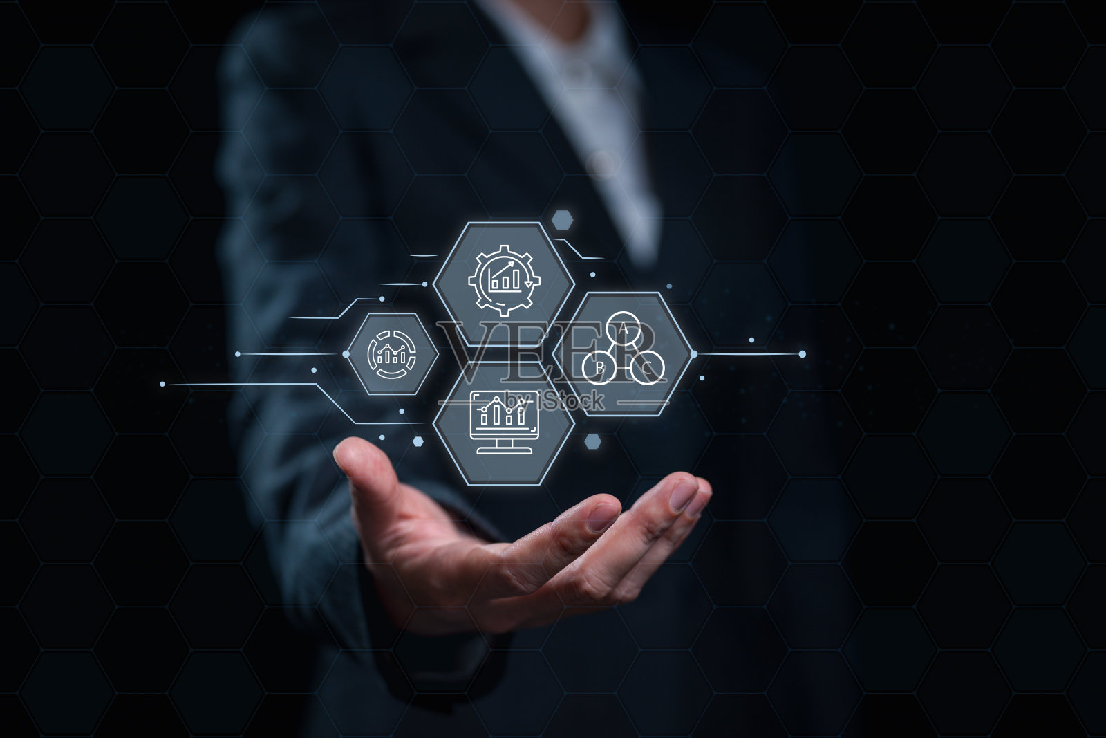 业务组织和员工层级，人力资源管理照片摄影图片