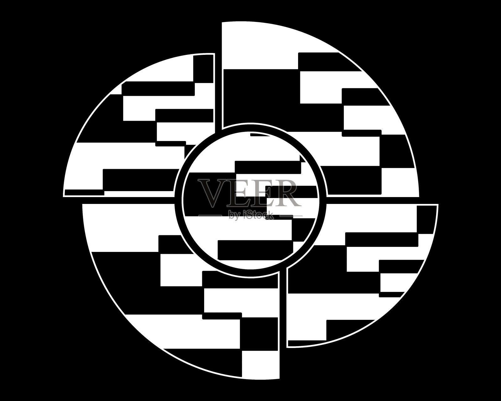 黑白的抽象背景插画图片素材