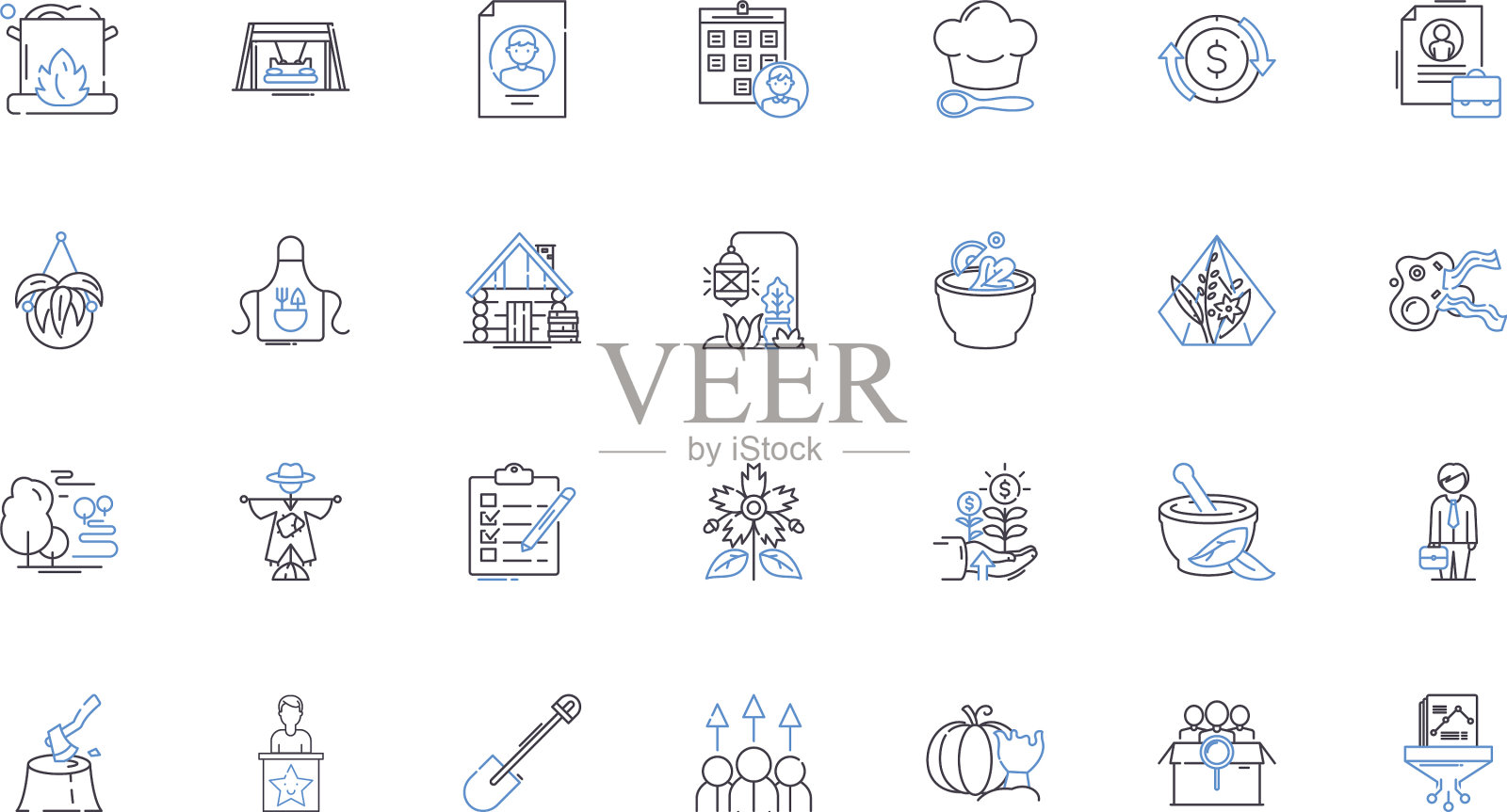 化工线图标收集图标素材