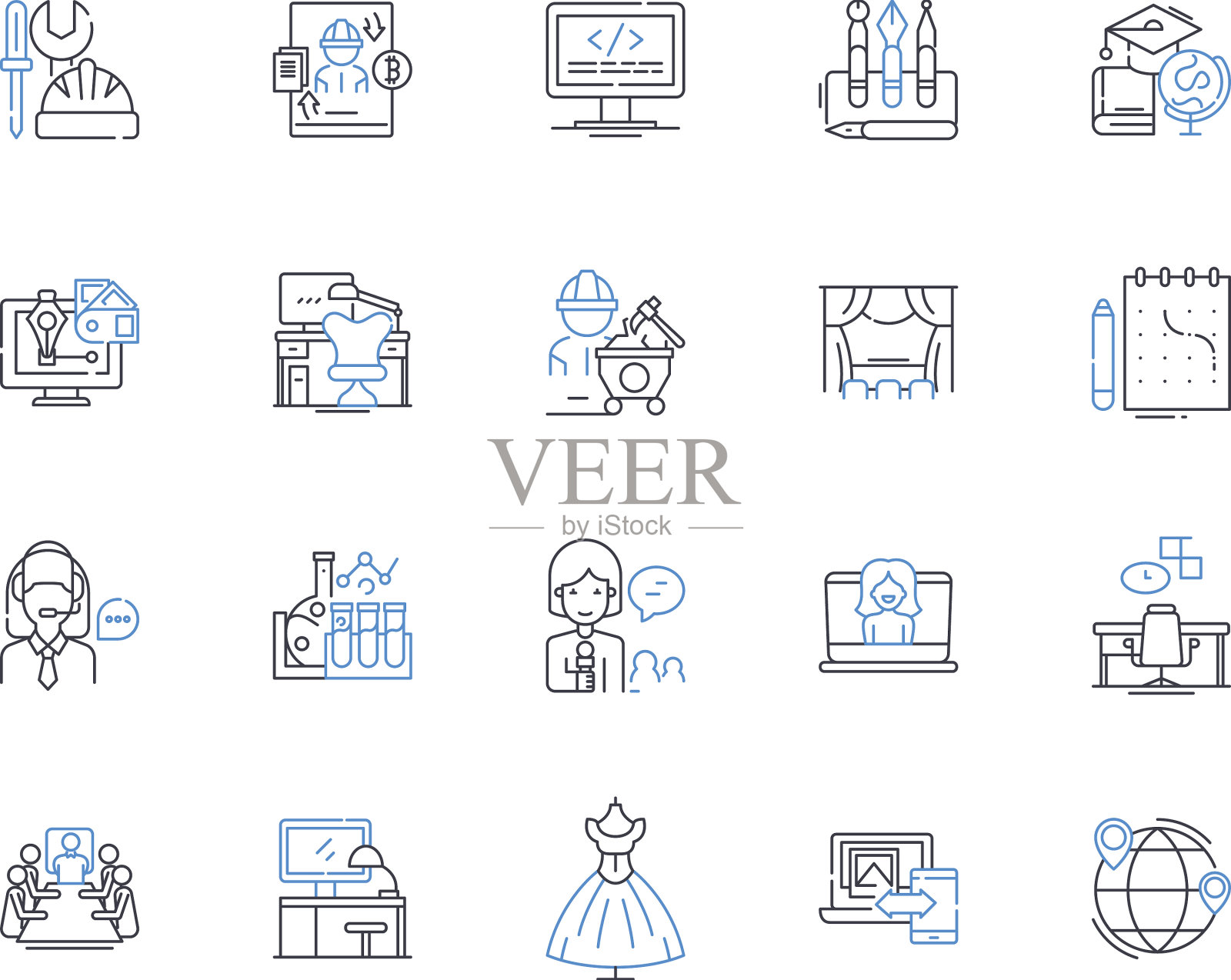 顾问线图标收集顾问图标素材