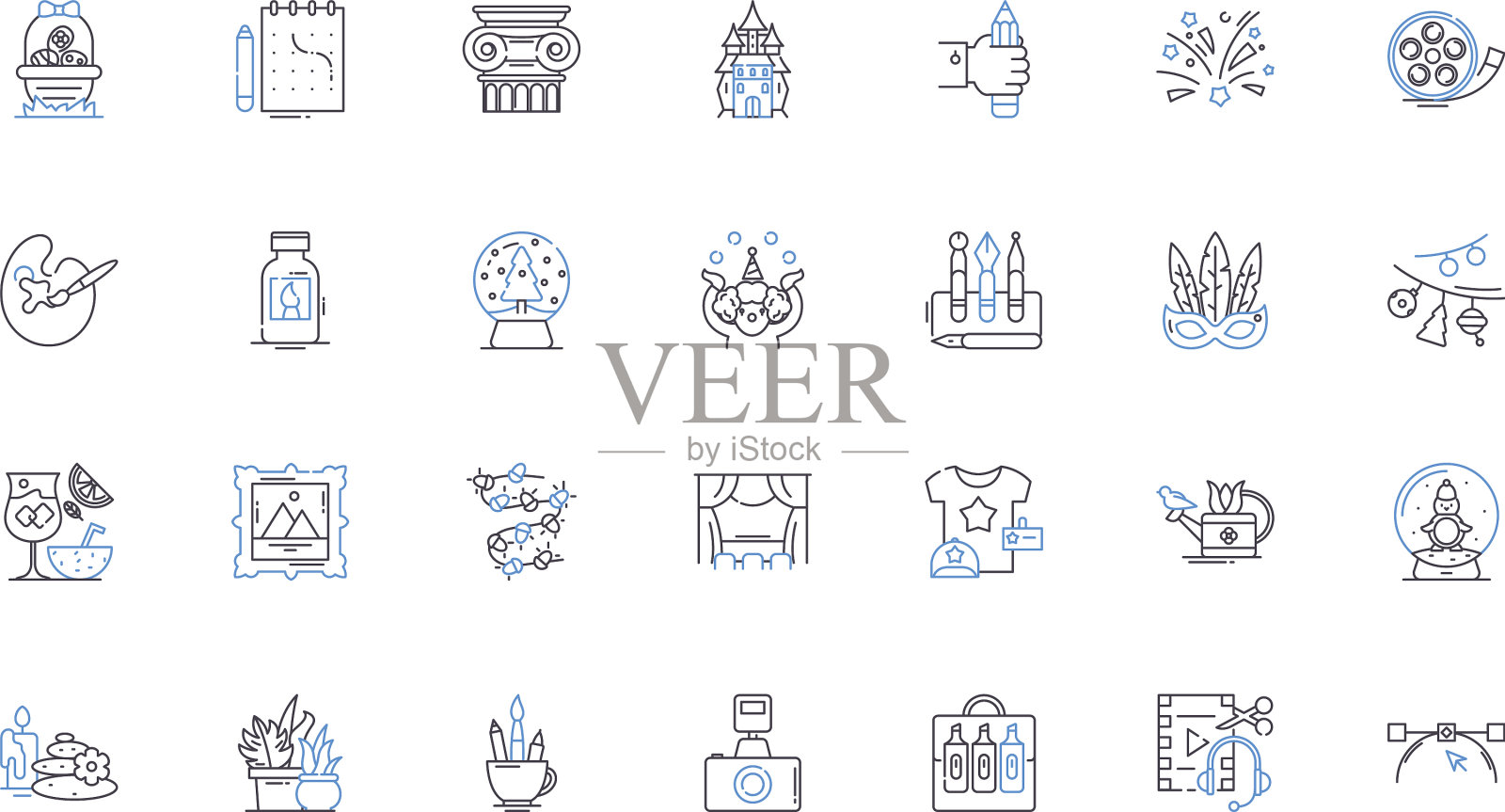 创意线图标集合创新图标素材