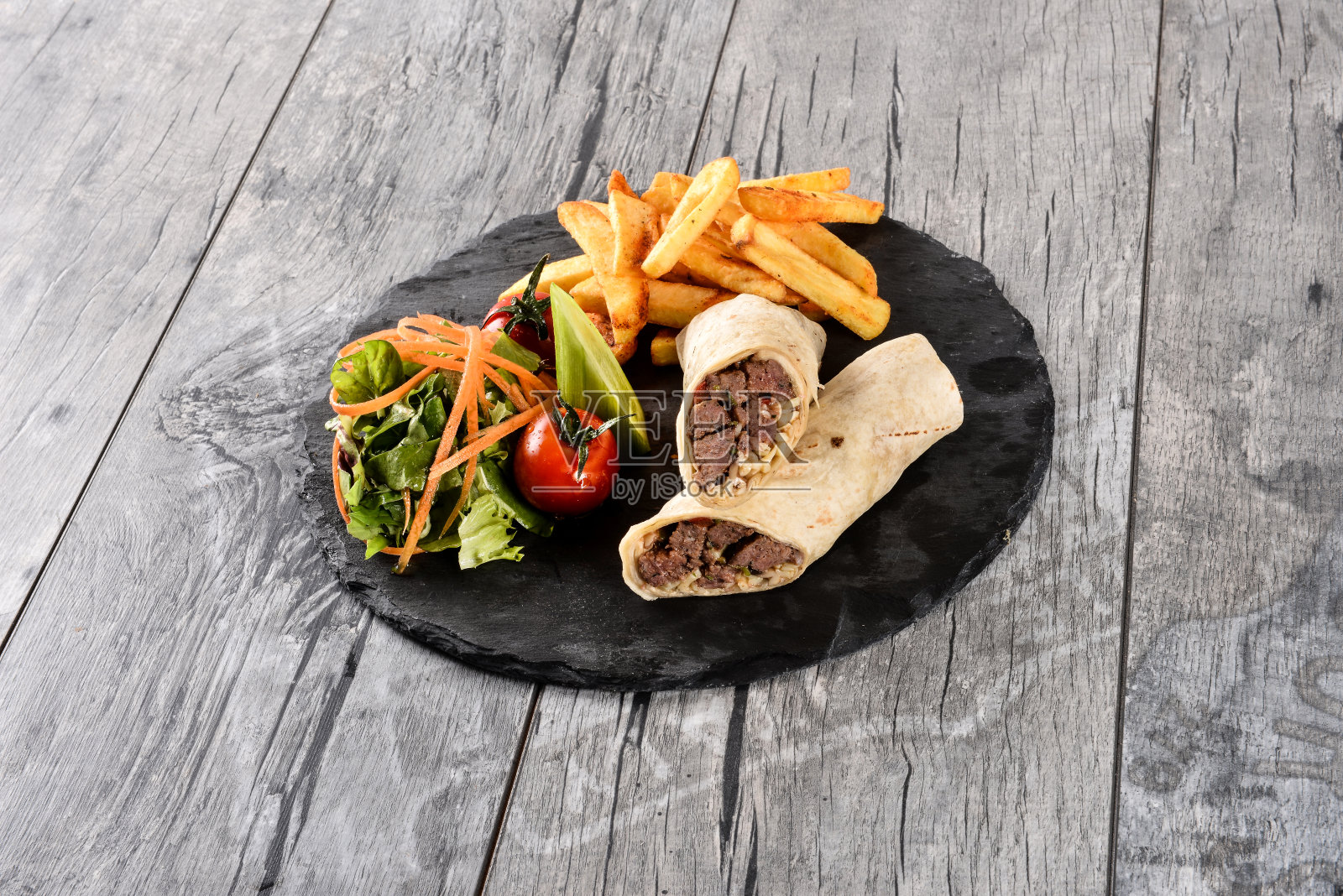 牛排包装照片摄影图片