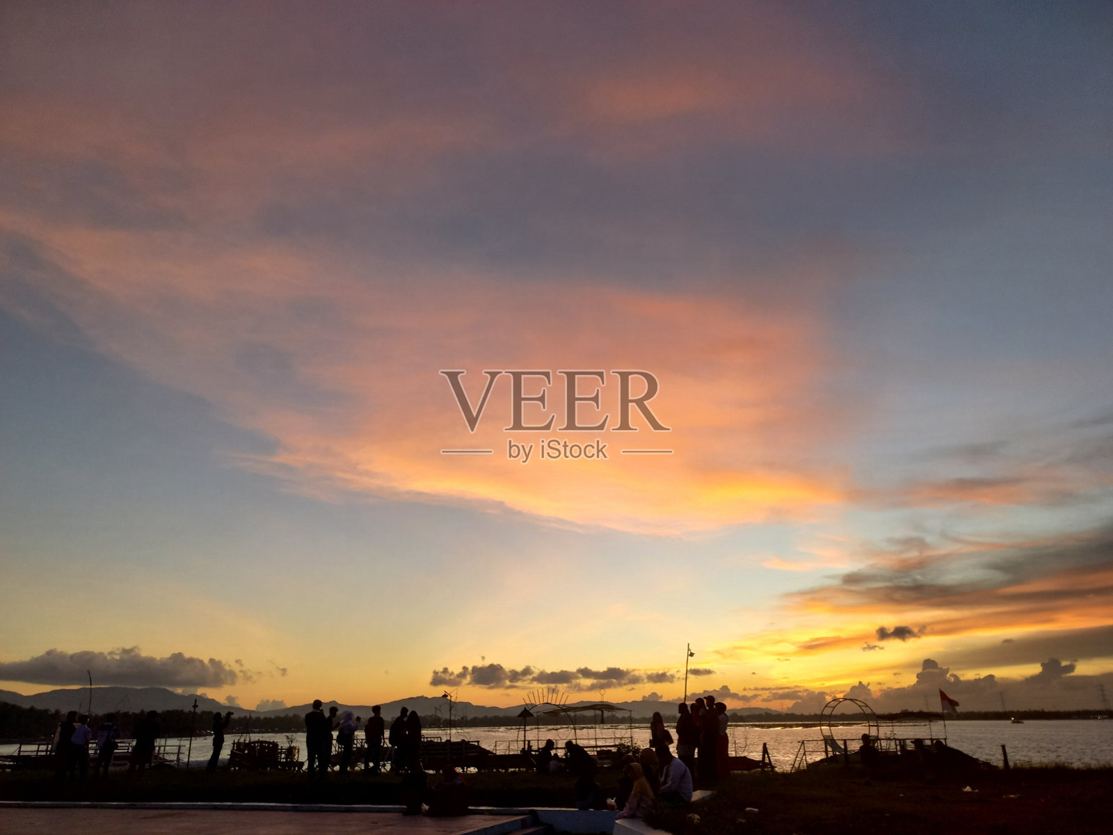 日落照片摄影图片