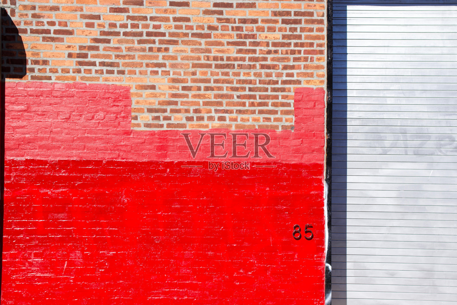 砖上的红色照片摄影图片