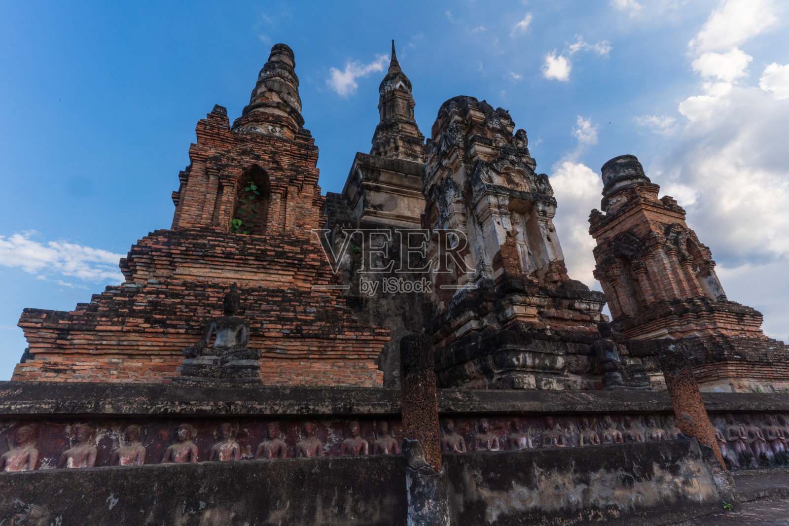 泰国素可泰的素可泰历史公园照片摄影图片