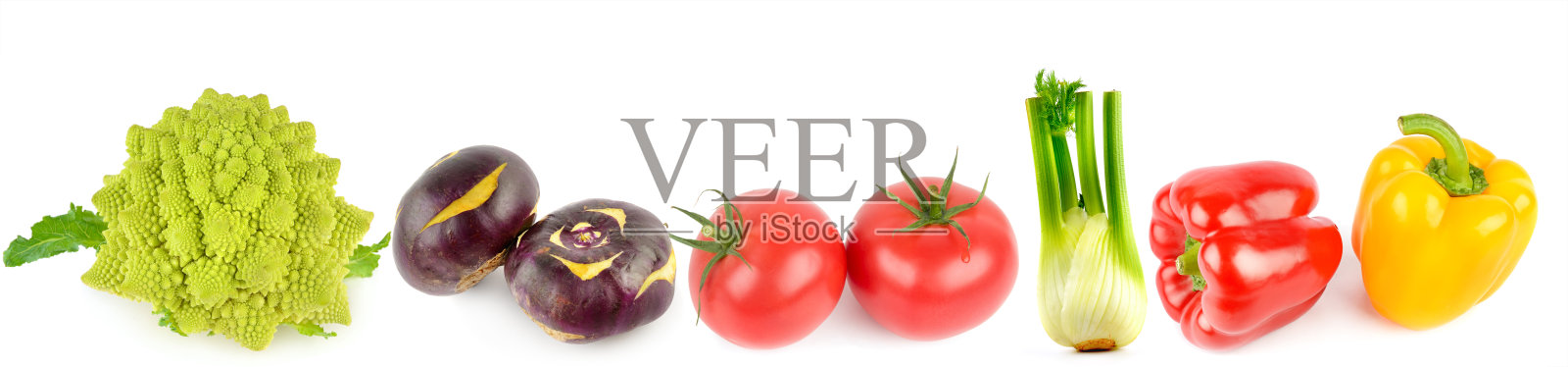 一套孤立在白色上的蔬菜。拼贴画。宽的照片。照片摄影图片