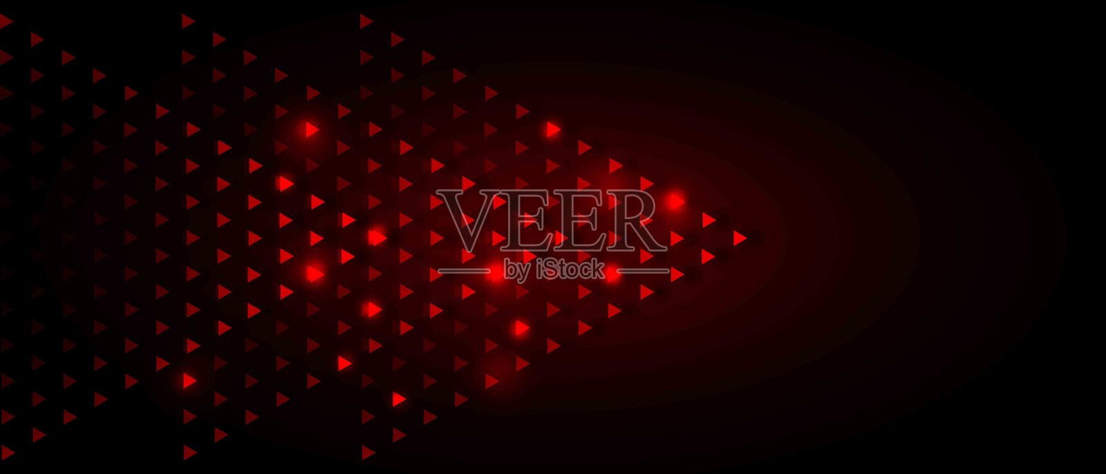 箭头浅红色抽象未来的速度在黑色背景插画图片素材