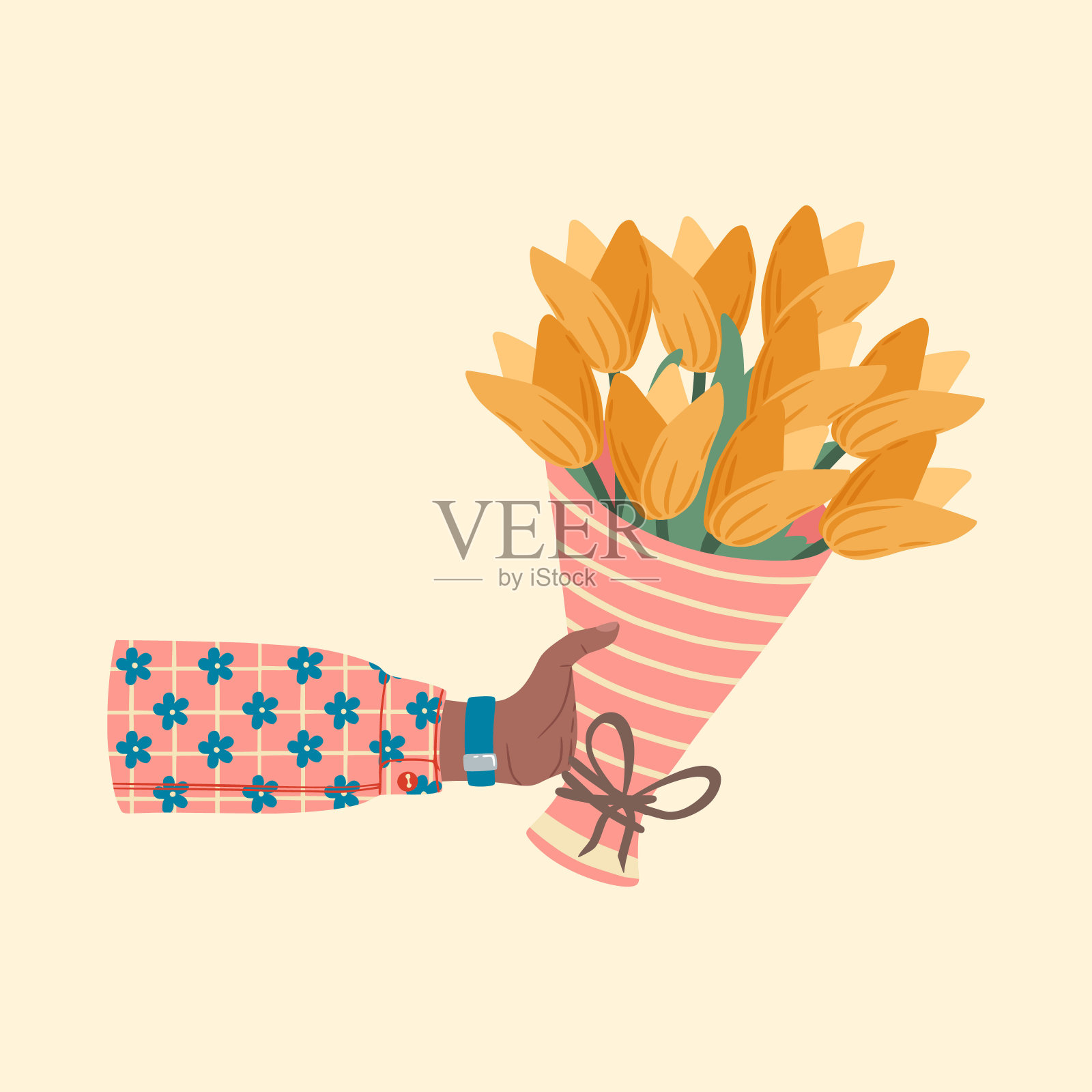 彩色插图邮政信封与天使翅膀和心。А带天使翅膀的信。设计元素的贺卡，邀请，印刷，贴纸。情人节插图。插画图片素材