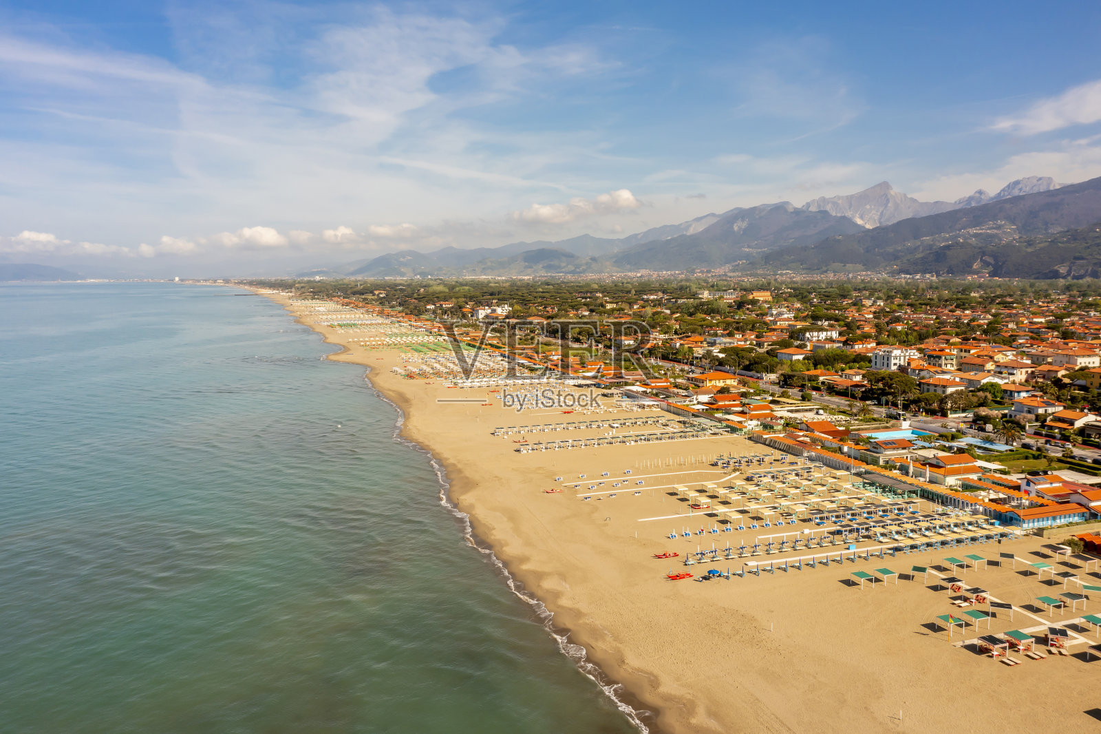 Forte dei marmi夏季海景照片摄影图片