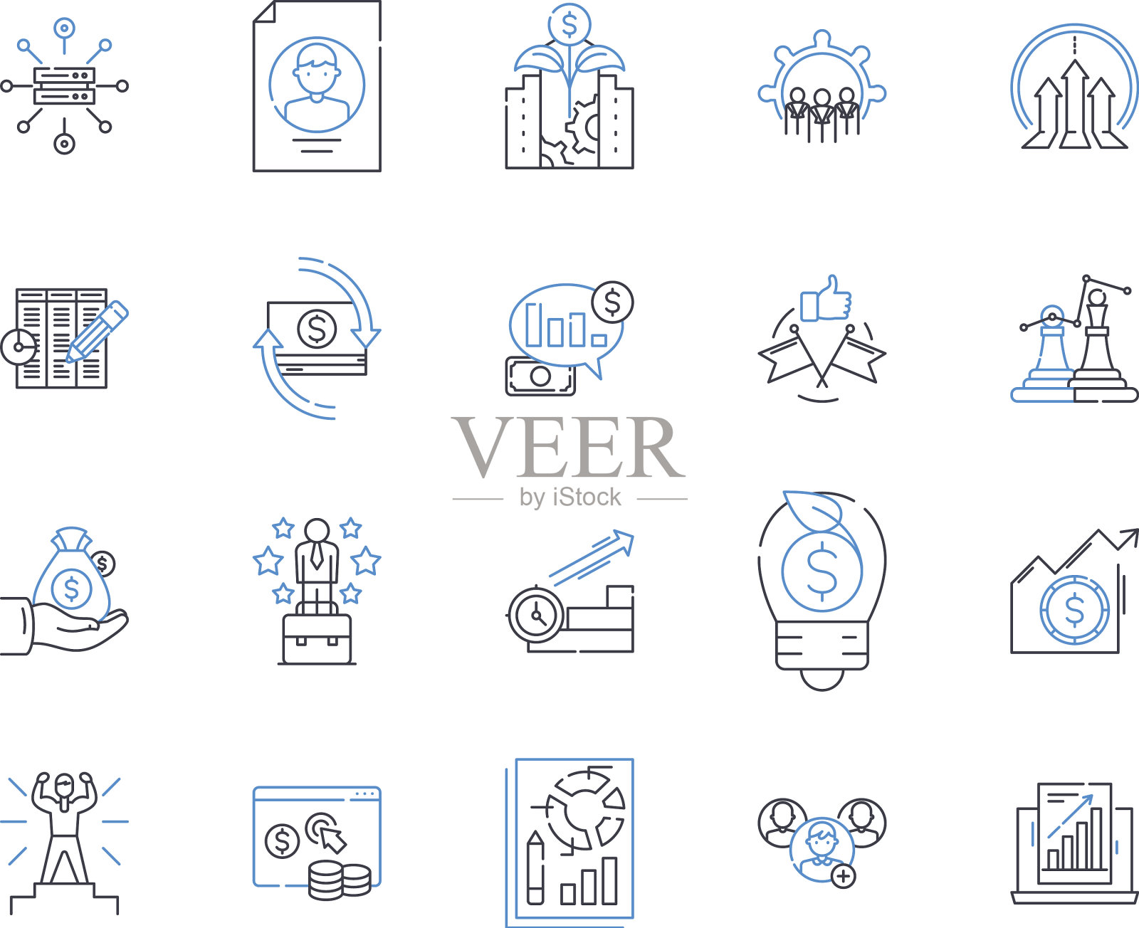 效率评级线图标收集图标素材