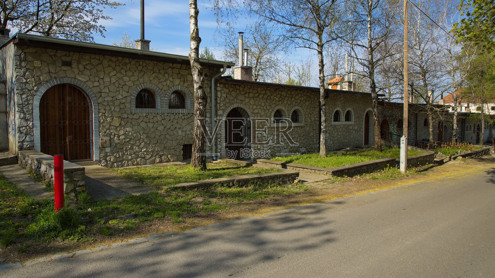 欧洲捷克共和国摩拉维亚米库洛夫的酒窖照片摄影图片