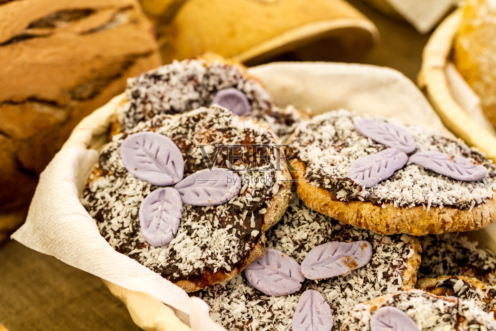 手工甜饼照片摄影图片