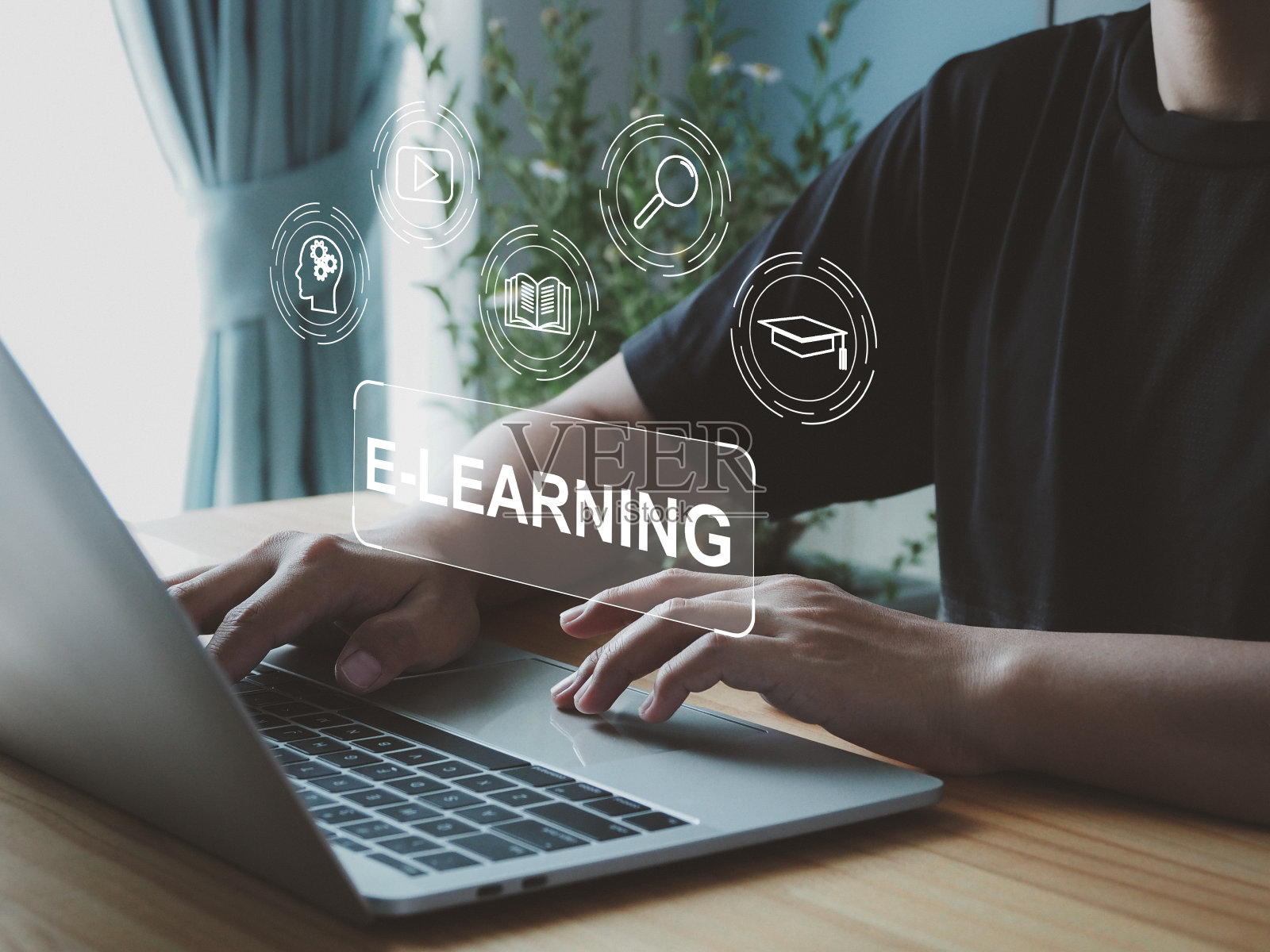 在线电子学习在线课程的学习管理照片摄影图片