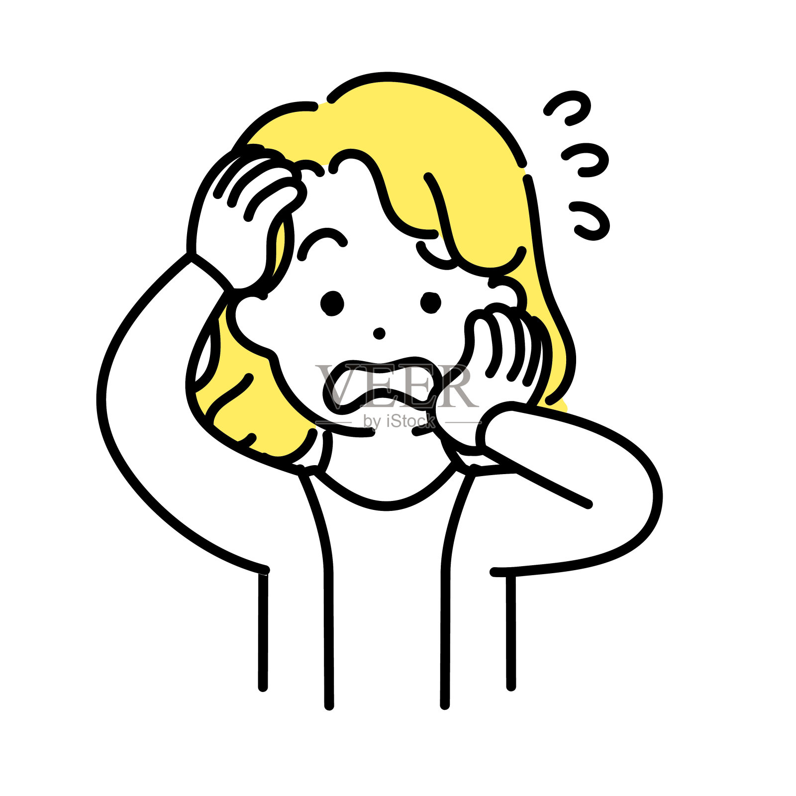 可爱的人插画系列_中性的人_灵感插画图片素材