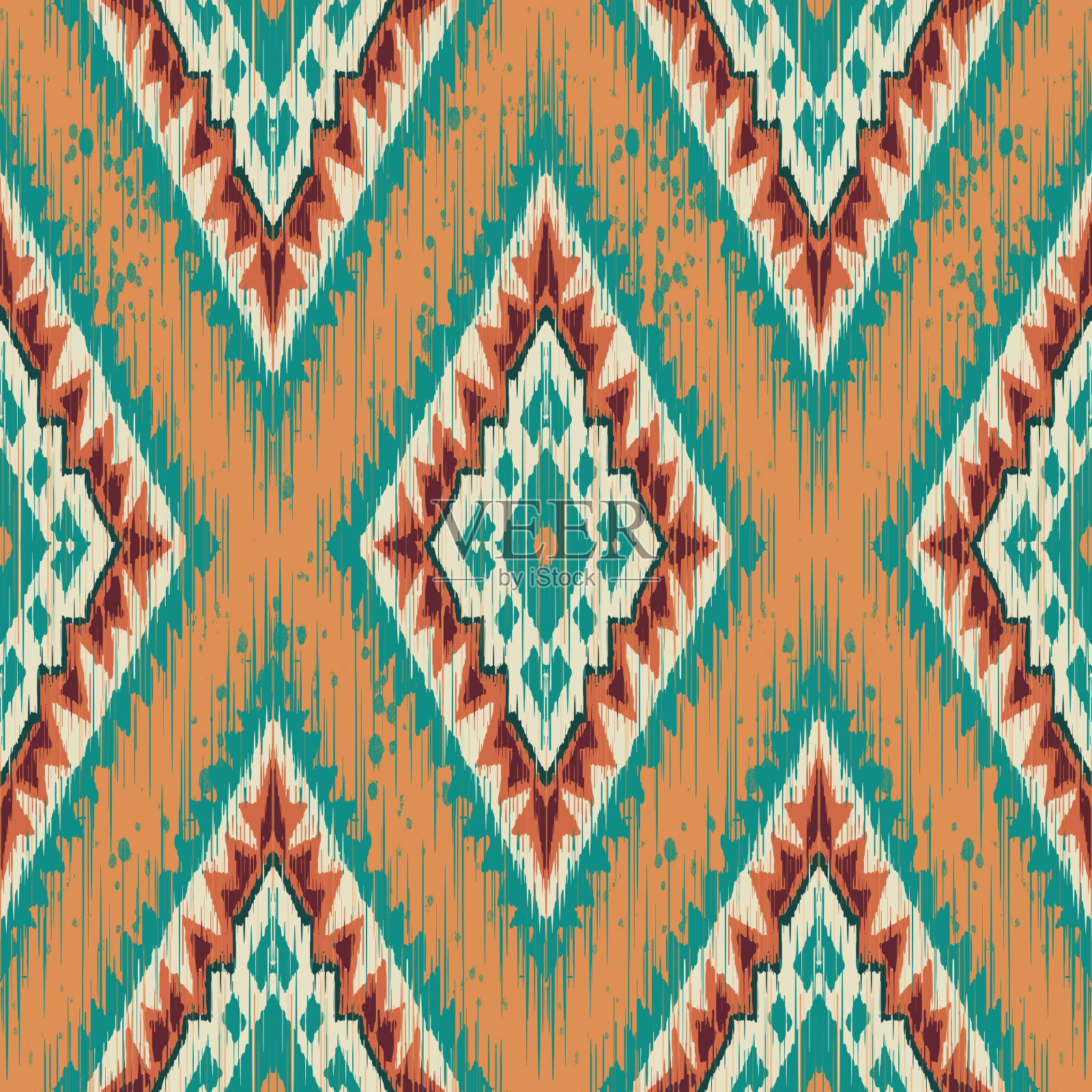 民族无缝格局插画图片素材