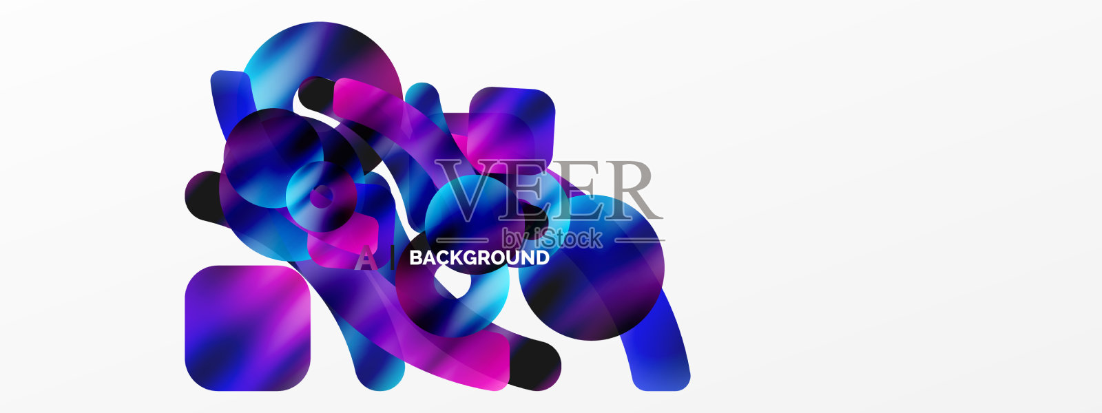 金属光泽的几何表面圆形插画图片素材