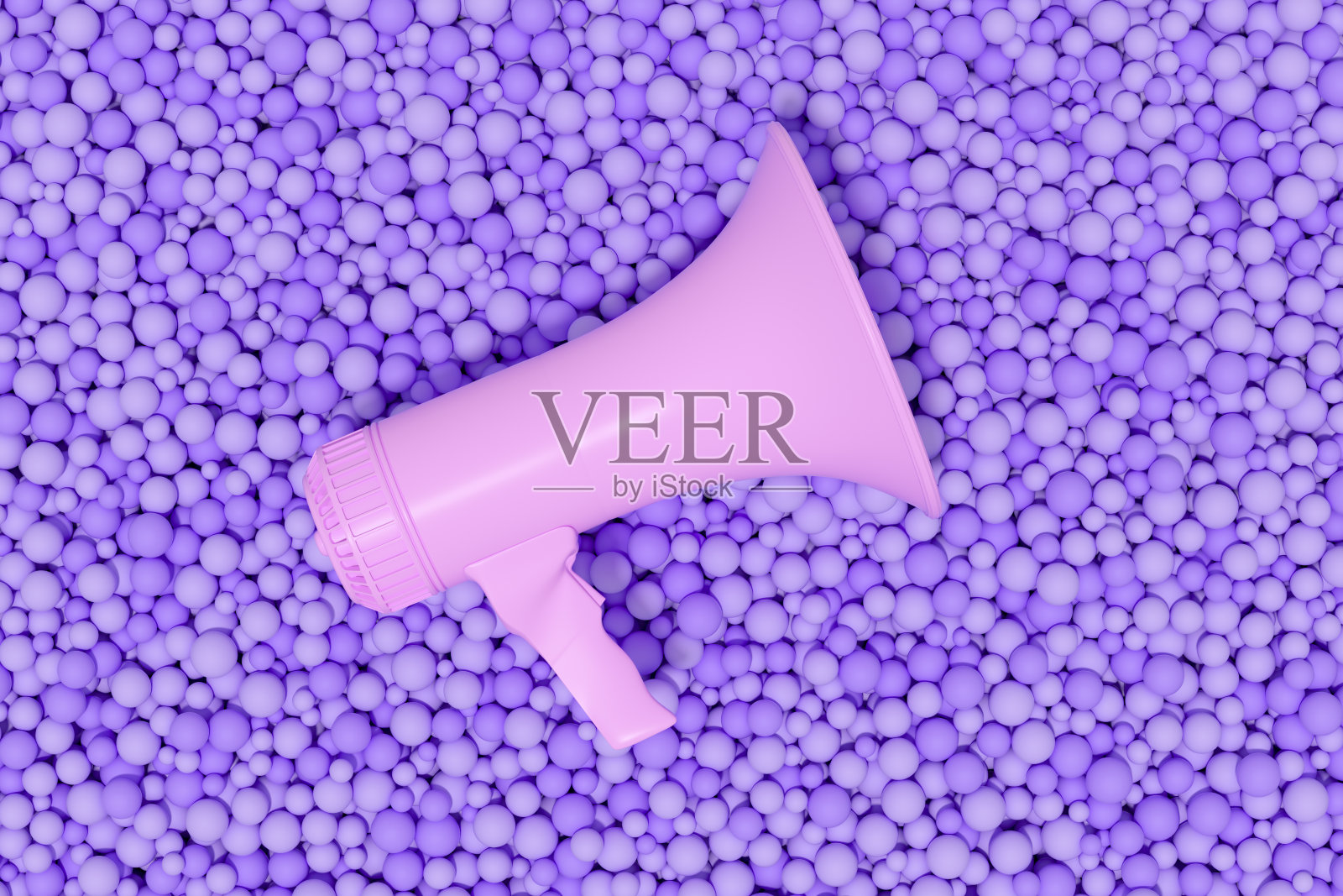 扩音器在球上照片摄影图片