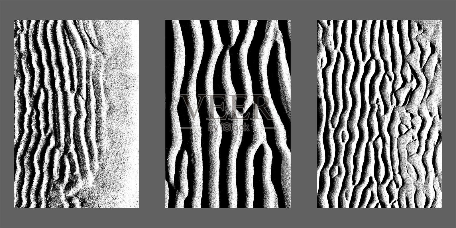 一套心疼的黑色纹理。插画图片素材