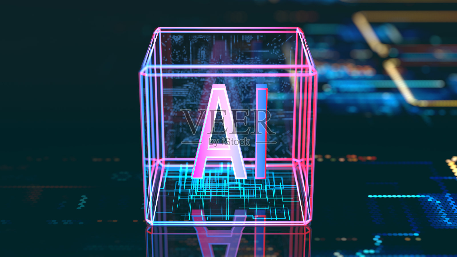 AI聊天机器人使用场景：人工智能聊天机器人概念照片摄影图片