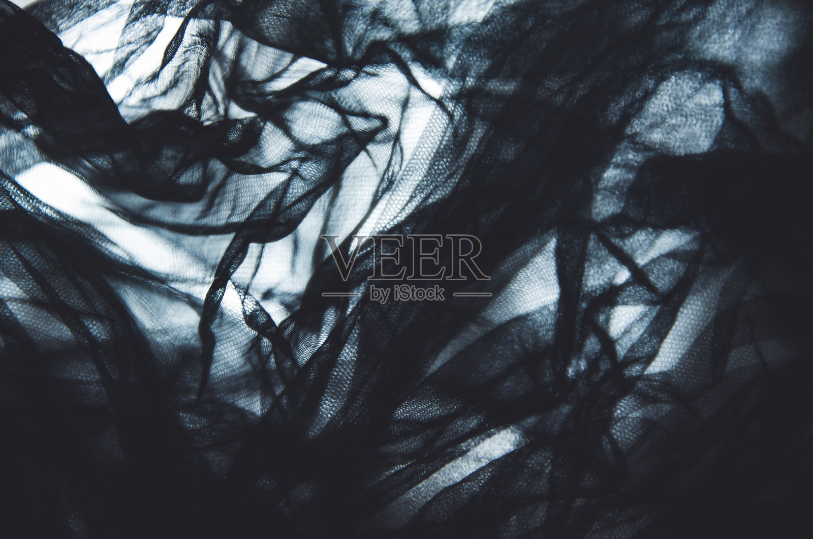 黑色薄纱照片摄影图片