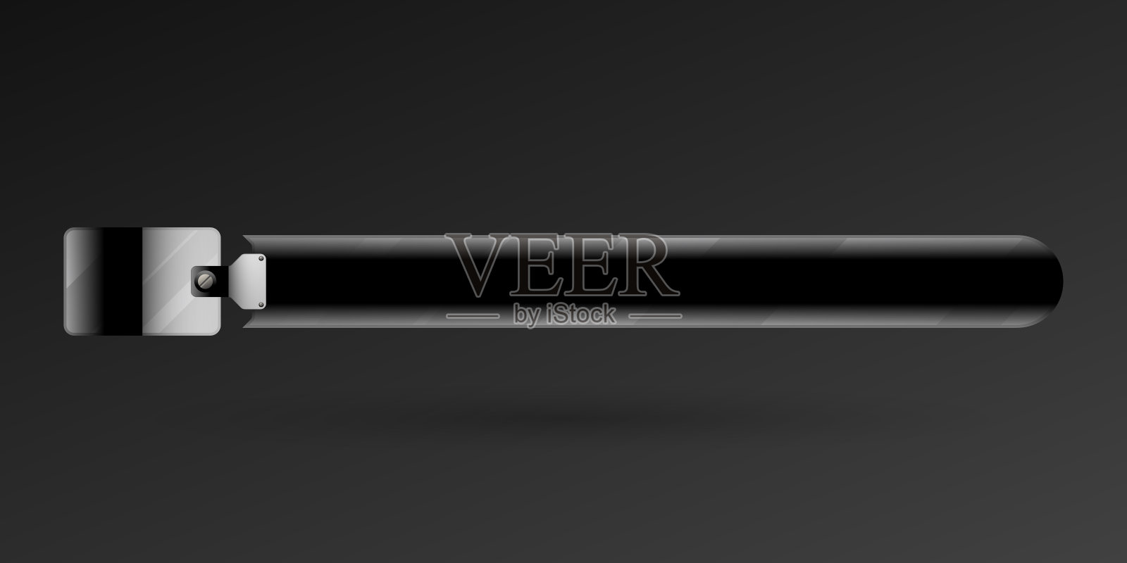 抽象的黑色金属下方第三个标题横幅用于视频屏幕播放插画图片素材