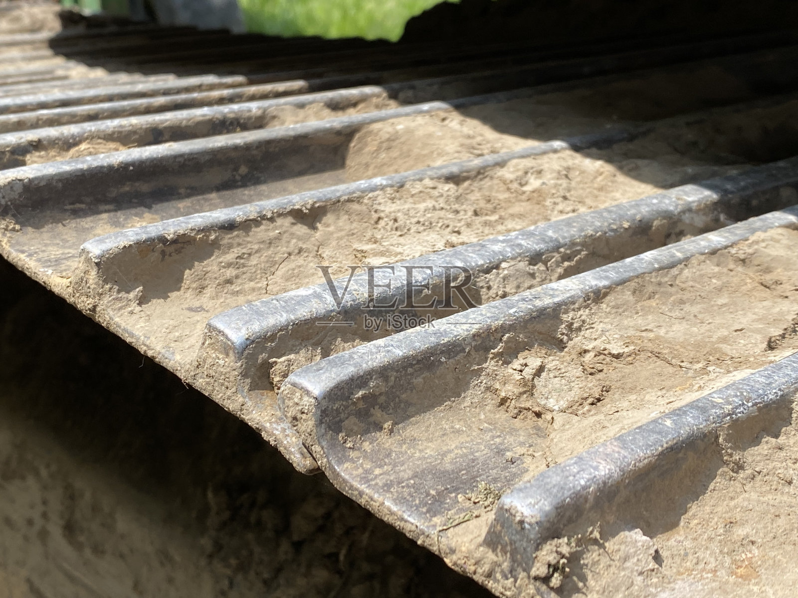 工作车辆的链条照片摄影图片