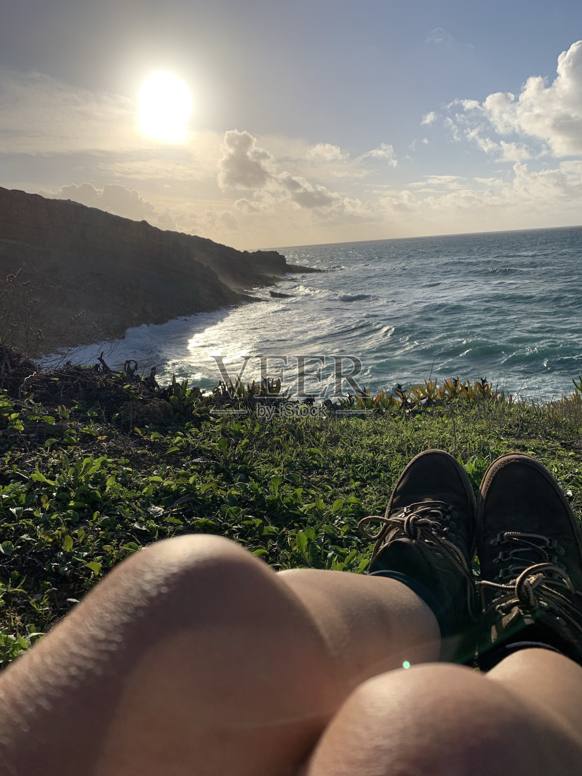 日落漫步照片摄影图片