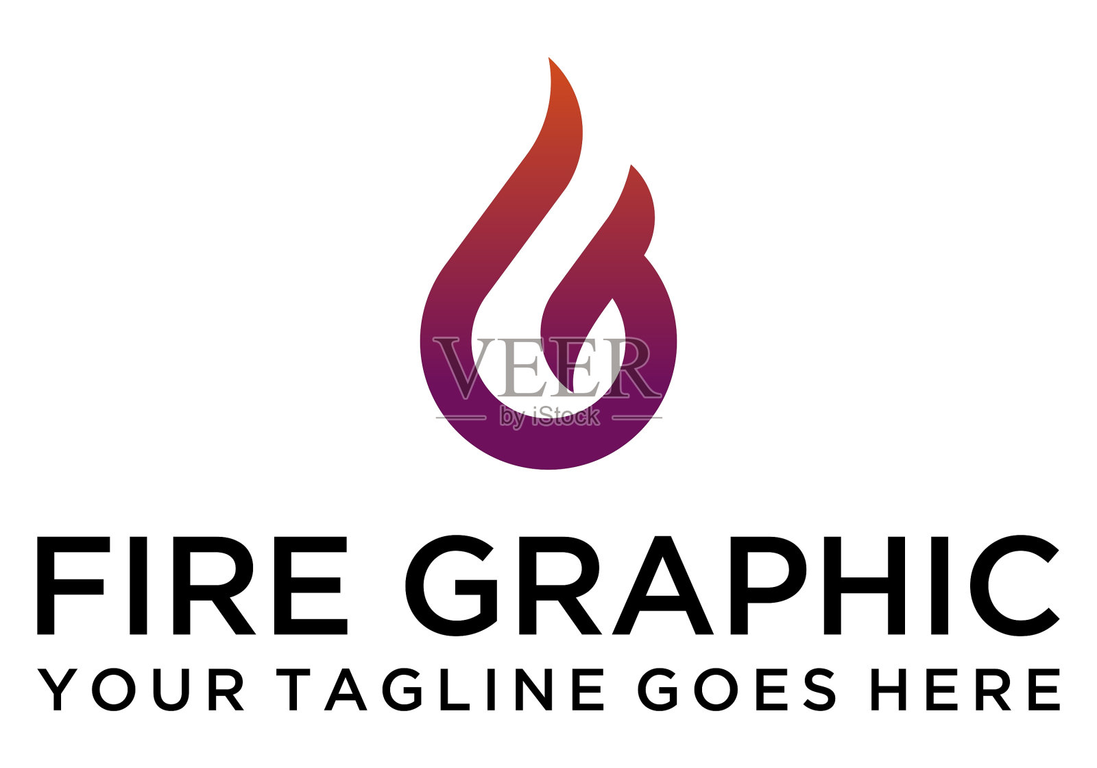 G火字母标志矢量。插画图片素材