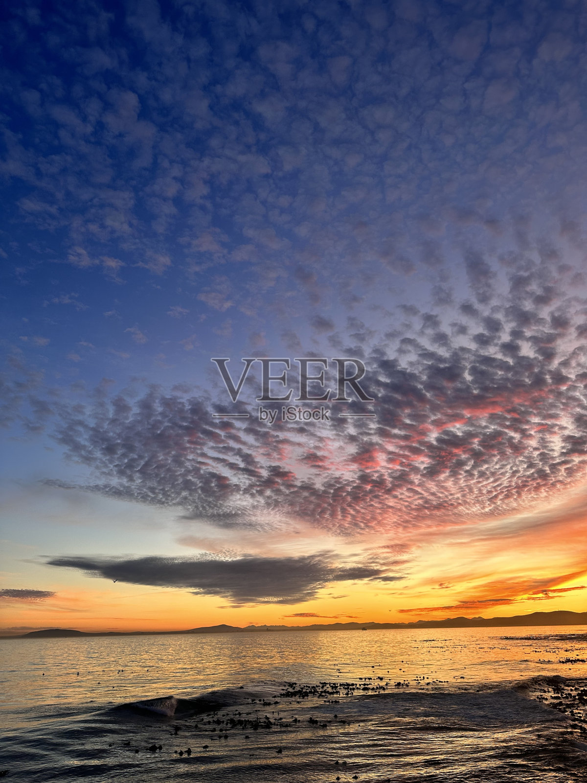 海洋日落照片摄影图片