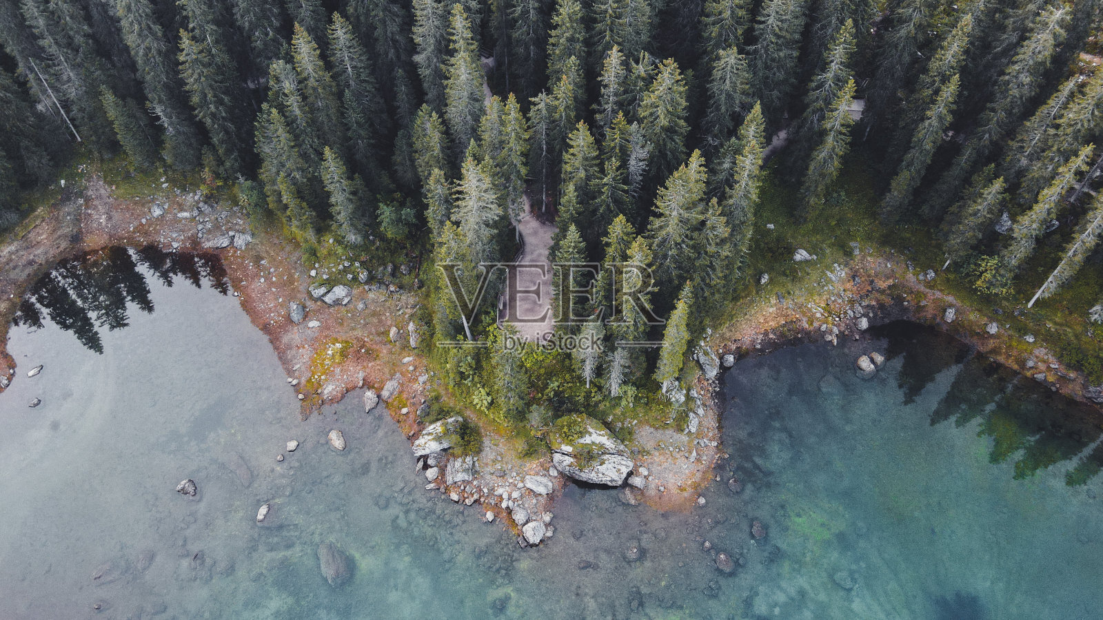 Carezza湖照片摄影图片