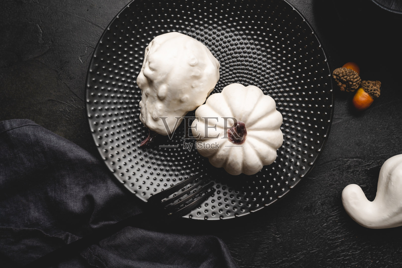 平铺秋色构图。照片摄影图片