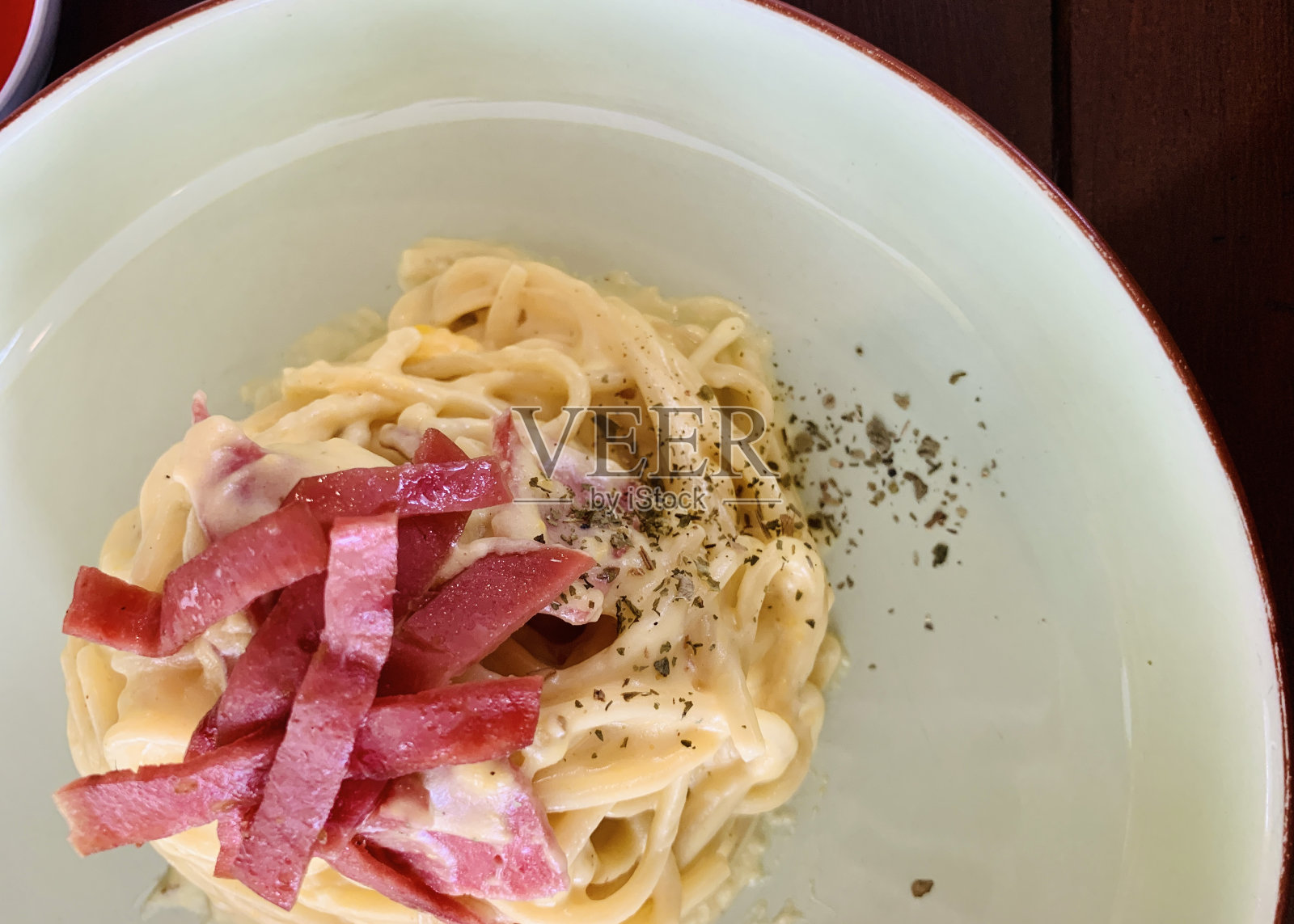 美味的意大利面照片摄影图片