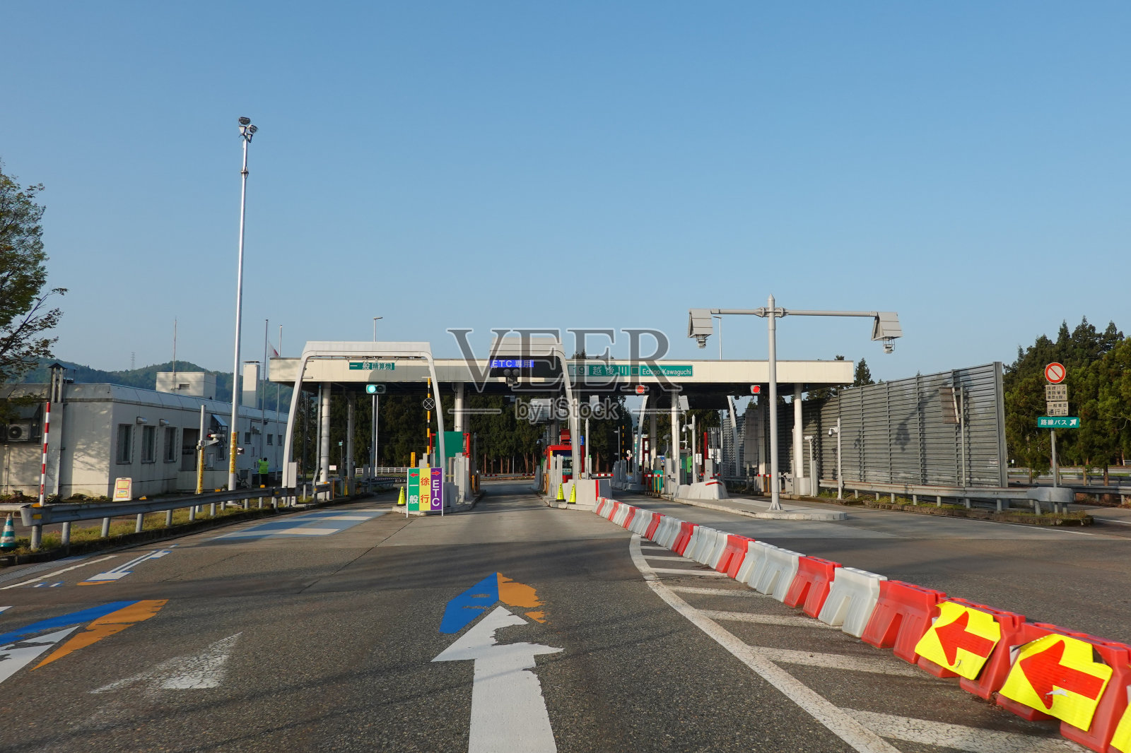 金越高速公路越后-川口立交(新泻长冈市)照片摄影图片