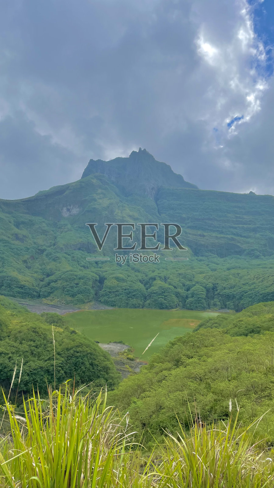 山，火山口，奇妙，美丽，自然照片摄影图片