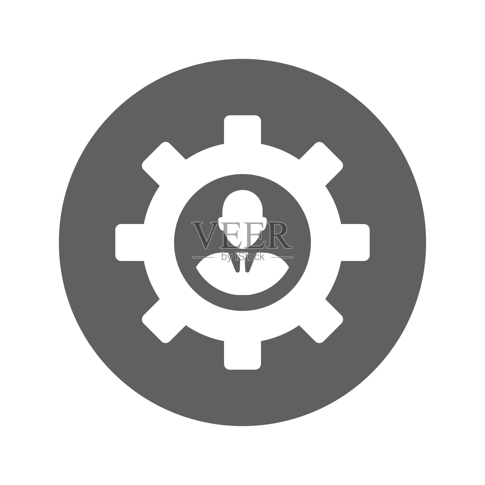 齿轮，seo，设置，用户，配置文件图标。图标素材