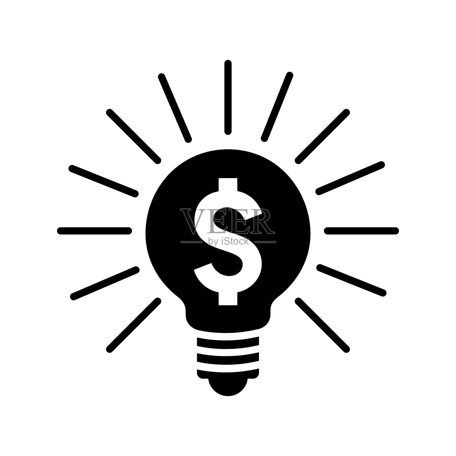 盈利图标。插画图片素材