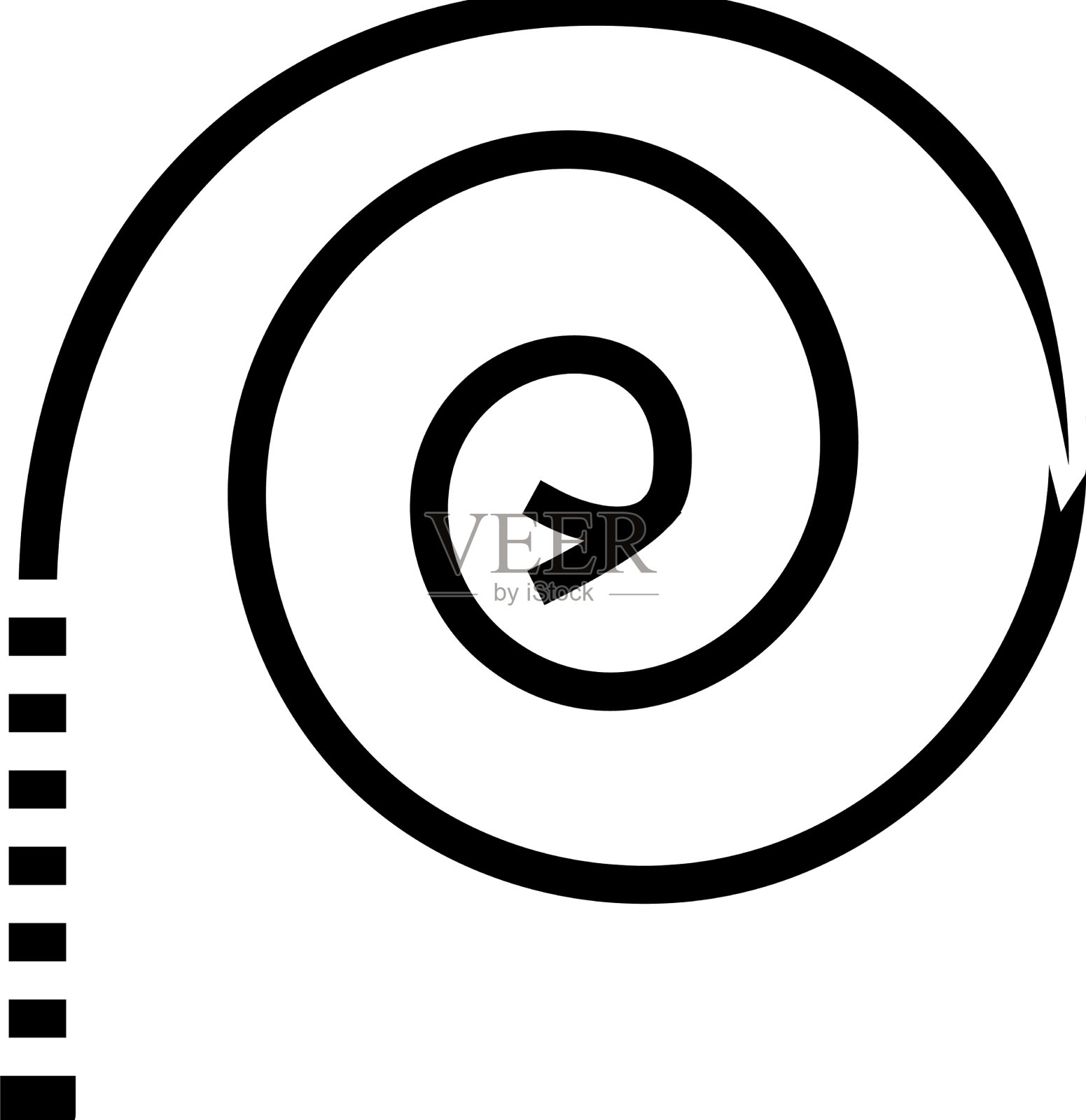 军鞭武器的象形符号插画图片素材