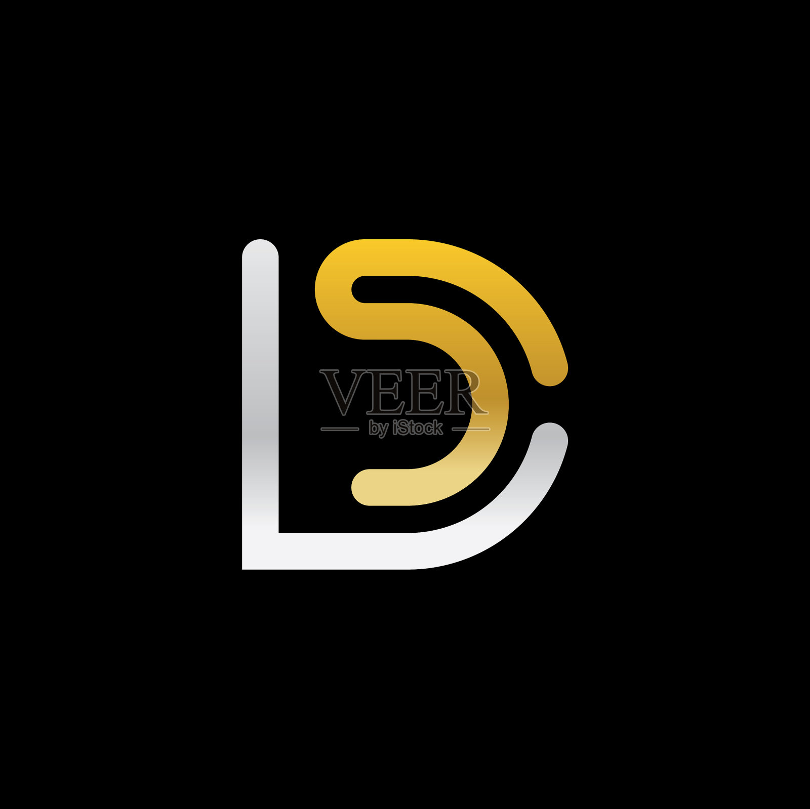 字母组合标志DSSDS和d插画图片素材