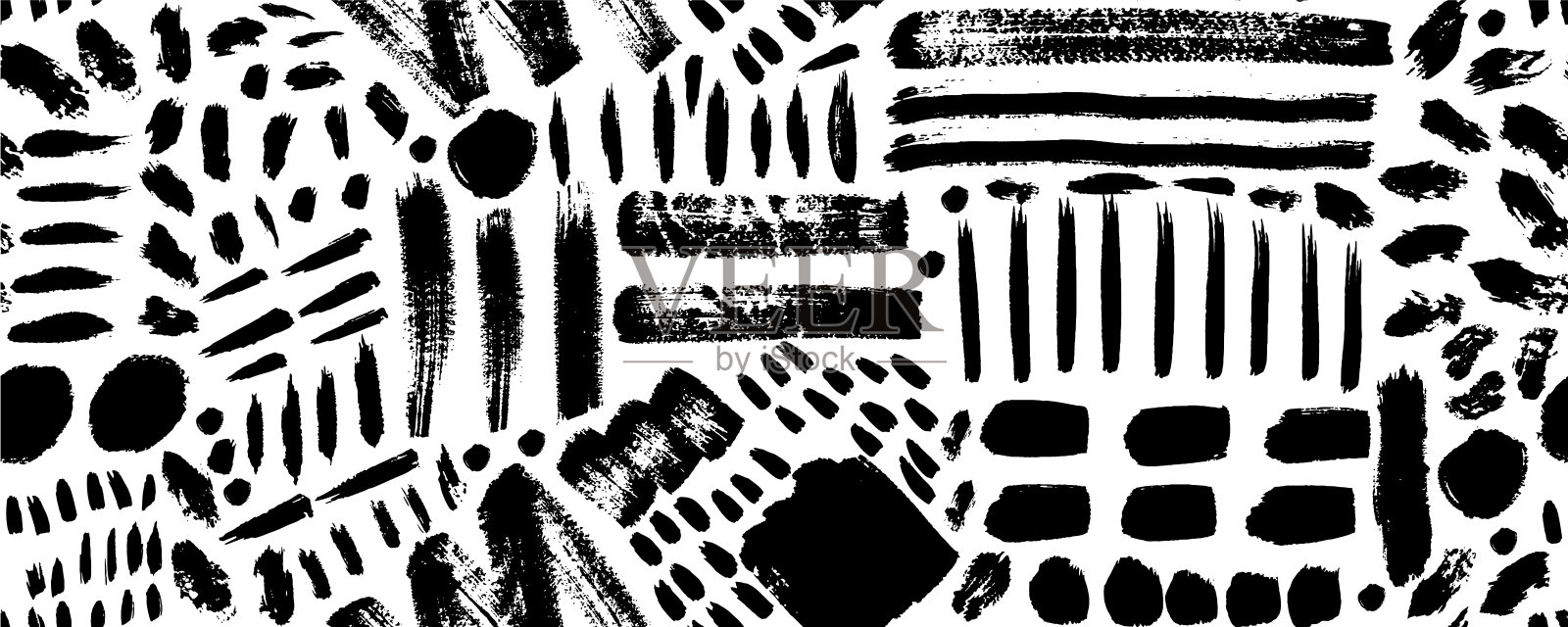 复古风格的几何动机。插画图片素材