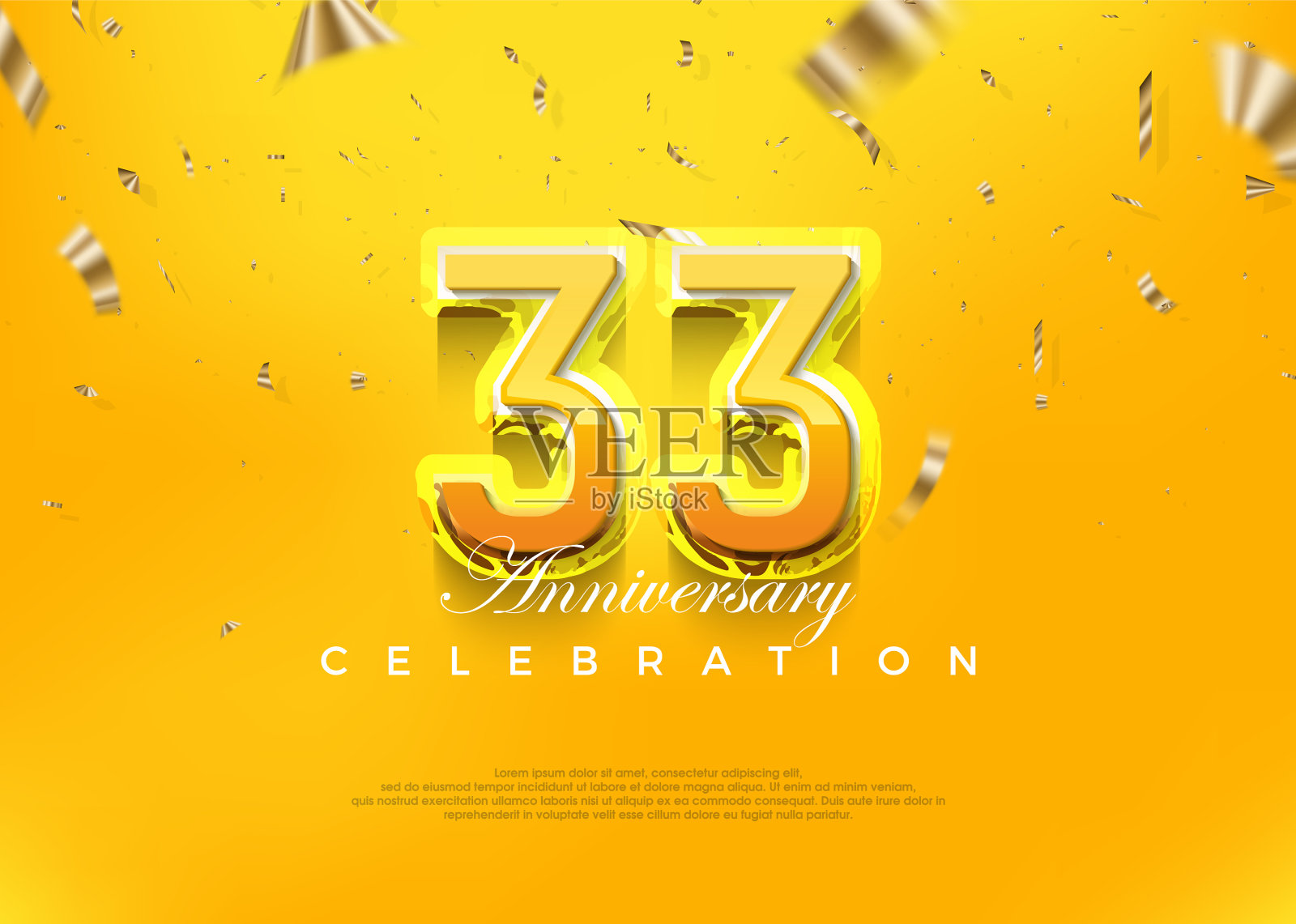 33周年庆典设计与插画图片素材