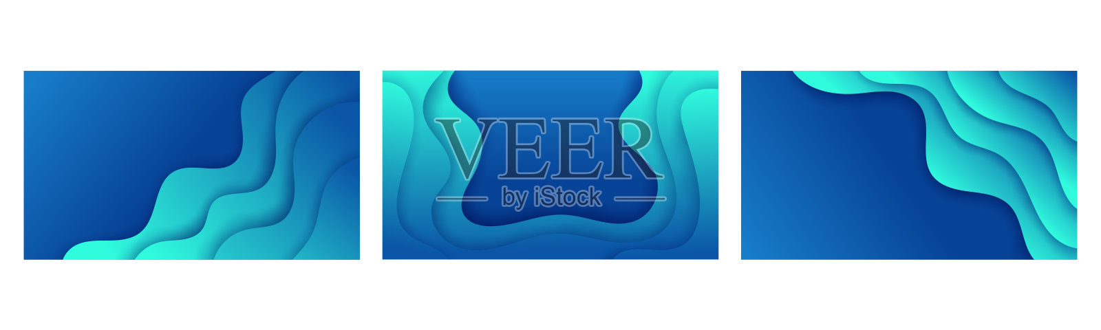 流体和动态形状的抽象背景。壁纸渐变具有液体形状、曲线、波浪。插画图片素材