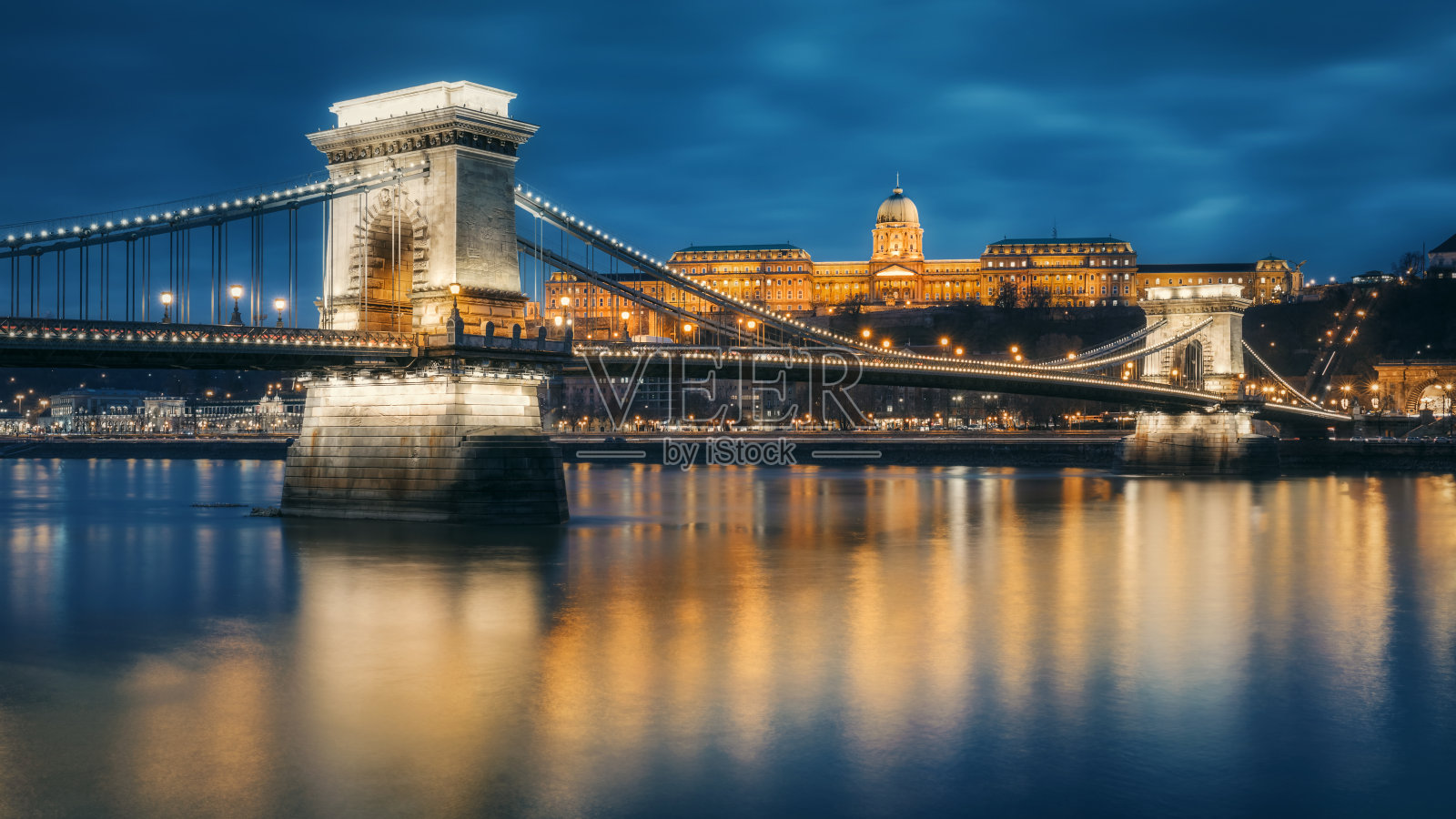 链桥——匈牙利布达佩斯照片摄影图片