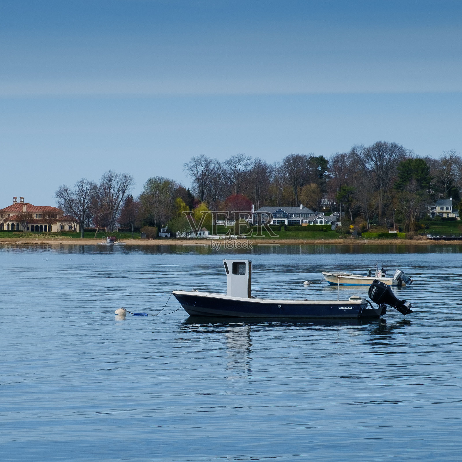 蚝湾游船照片摄影图片