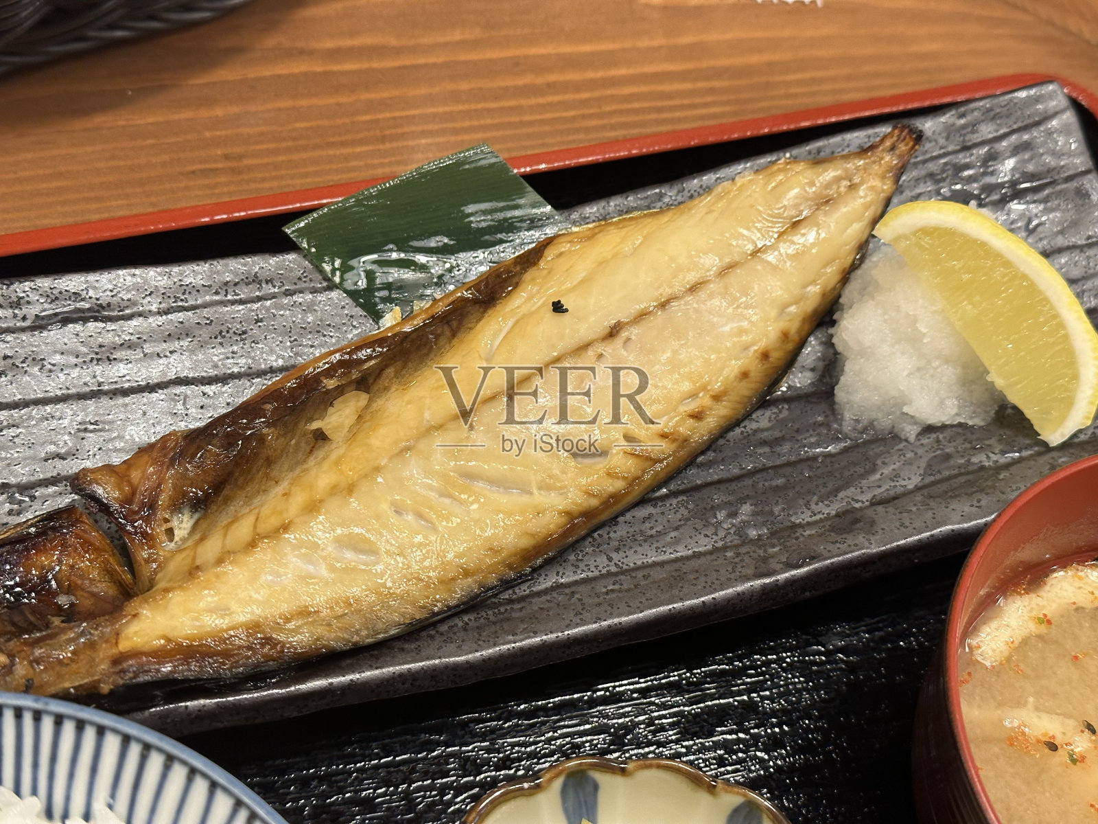 日语:Saba Sakana Yaki照片摄影图片