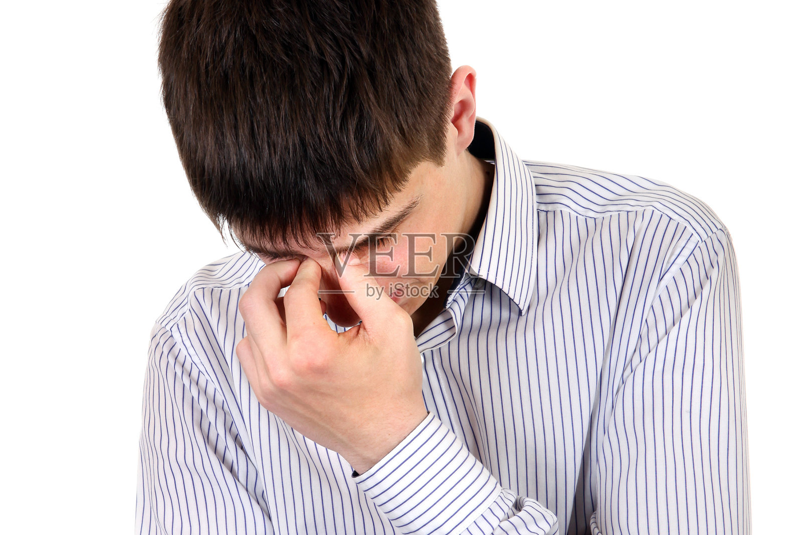 悲伤的年轻人照片摄影图片