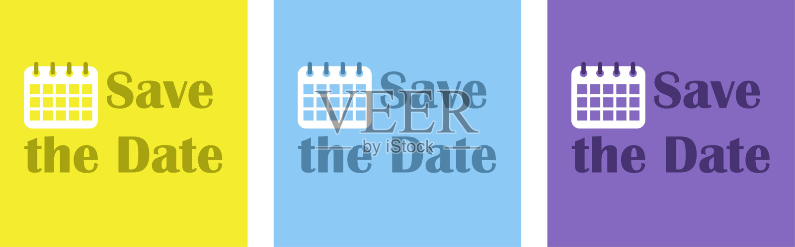 保存日期。一套假日海报为您的商店，网页，演示或打印。插画图片素材